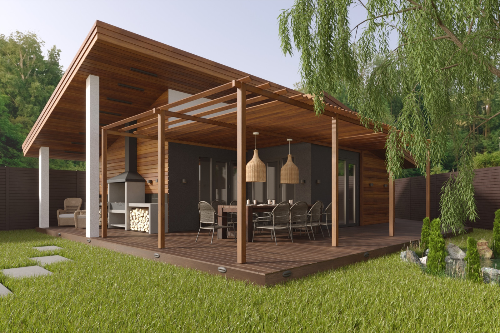 Обложка проекта: Беседка в КП Карасеозерский 1