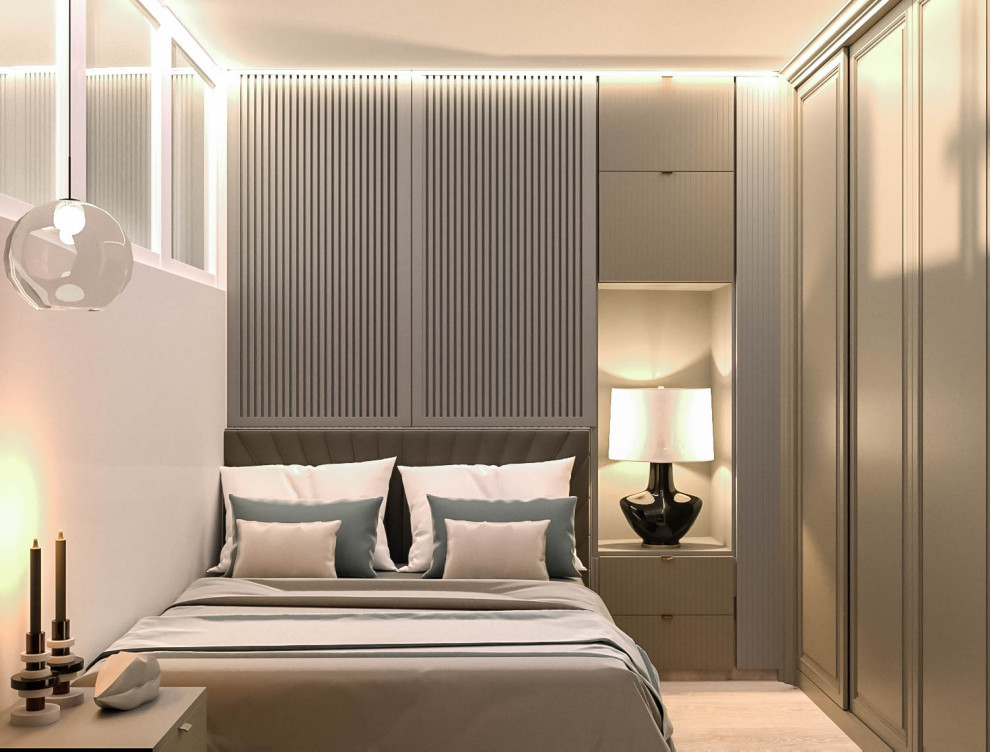 Квартира в современном стиле с теплыми тонами и уютной атмосферой