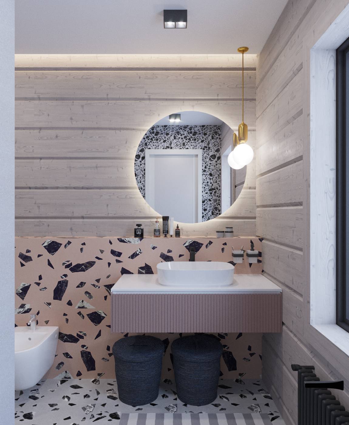 ЗАГОРОДНЫЙ ДОМ из клеёного бруса 500м2