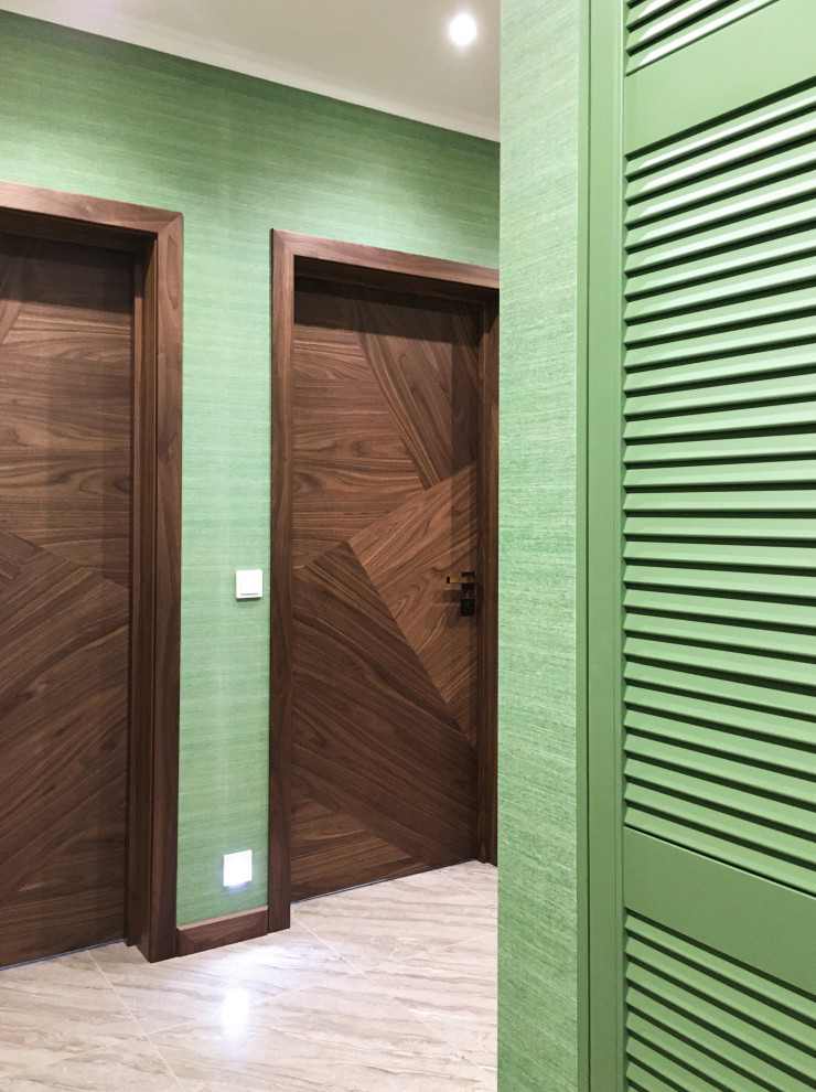 Жалюзийные двери в постирочную для Лидии