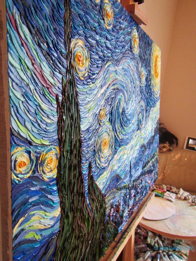 Обложка проекта: "Starry Night" Vincent Van Gogh