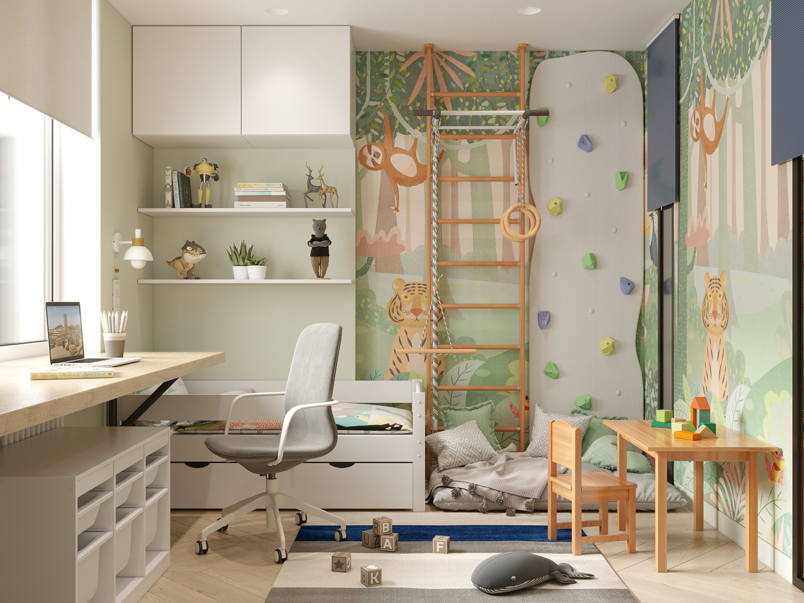 3-х комнатная квартира для семьи с двумя детьми и кабинетом