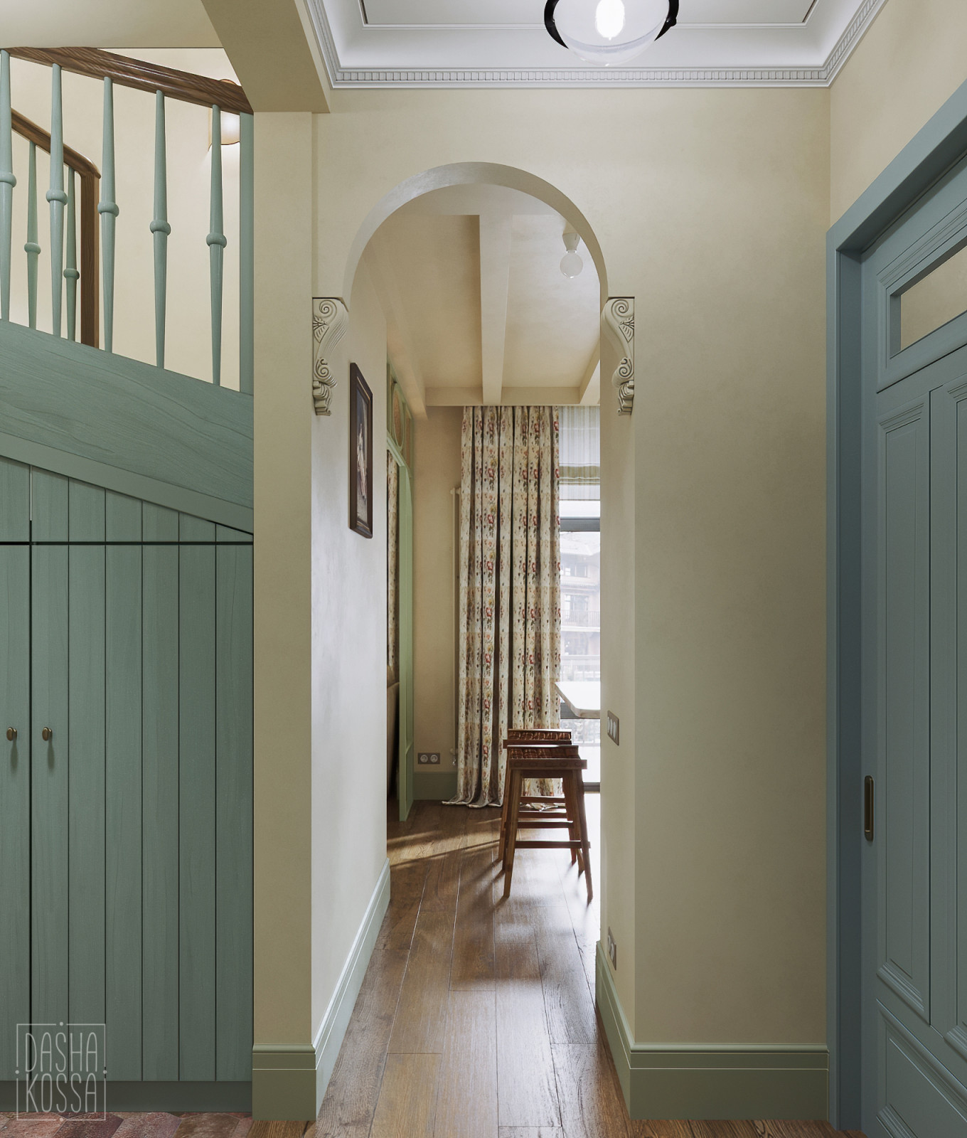 Fairy Countryside. Трехуровневая квартира для сказочной загородной жизни