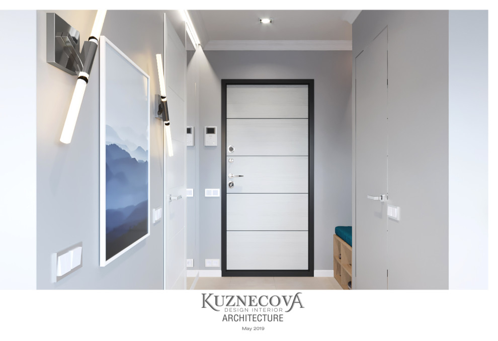 Дизайн проект квартиры 59 кв.м.