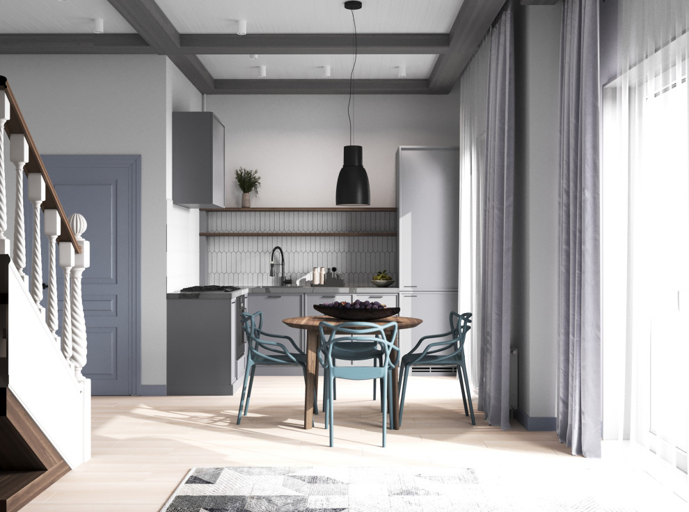 Таунхаус Совушки Кухня-гостиная, прихожая