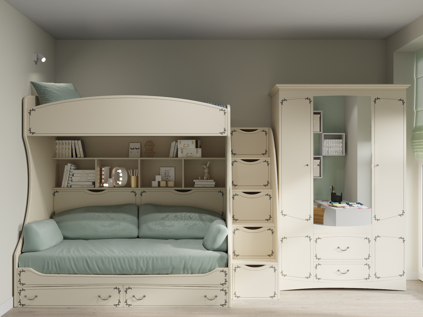 Обложка проекта: Детская 15м2