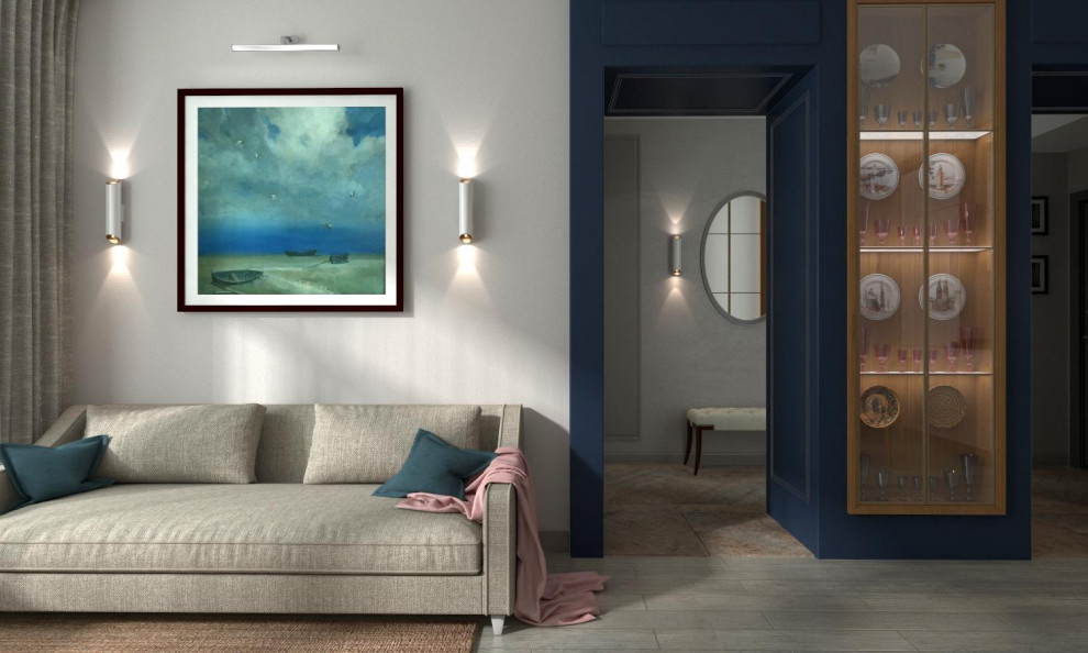 Обложка проекта: Проект квартиры "Капучино и МОРЕ"