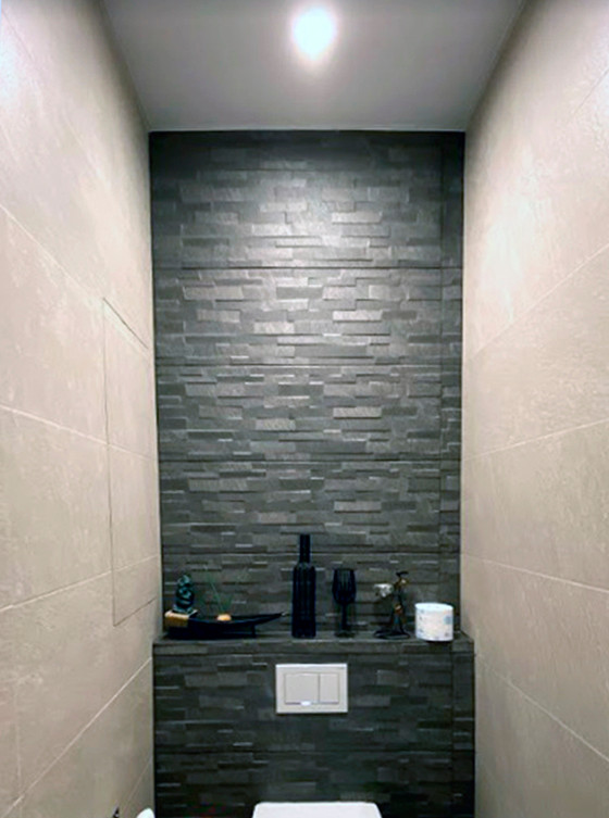 Реализация проекта фрагмента квартиры, кухня, прихожая и СУ