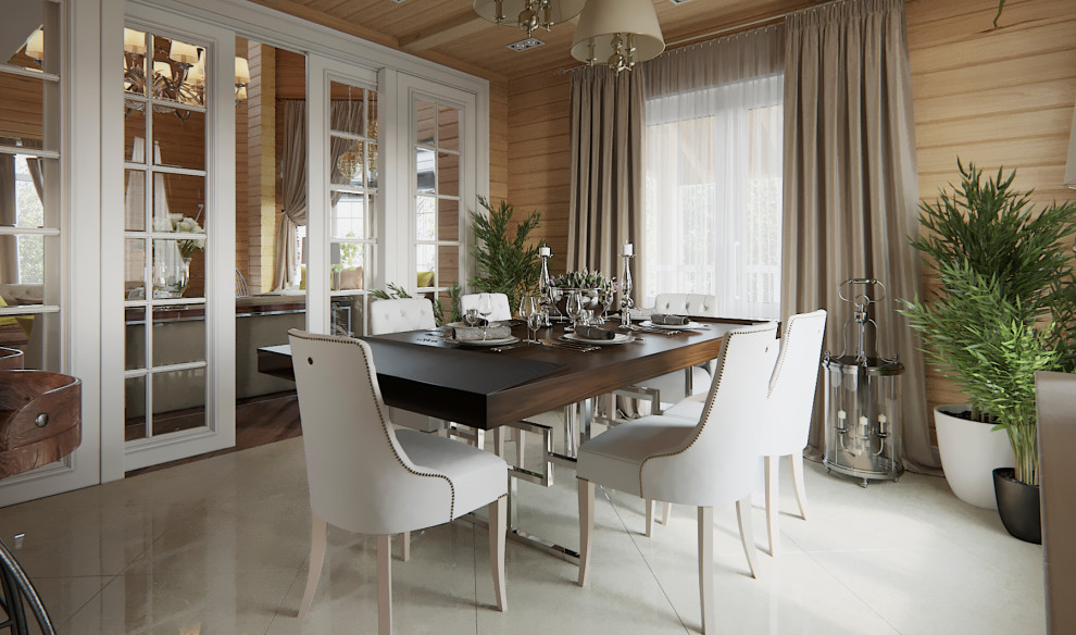 Коттедж из бруса в Москве