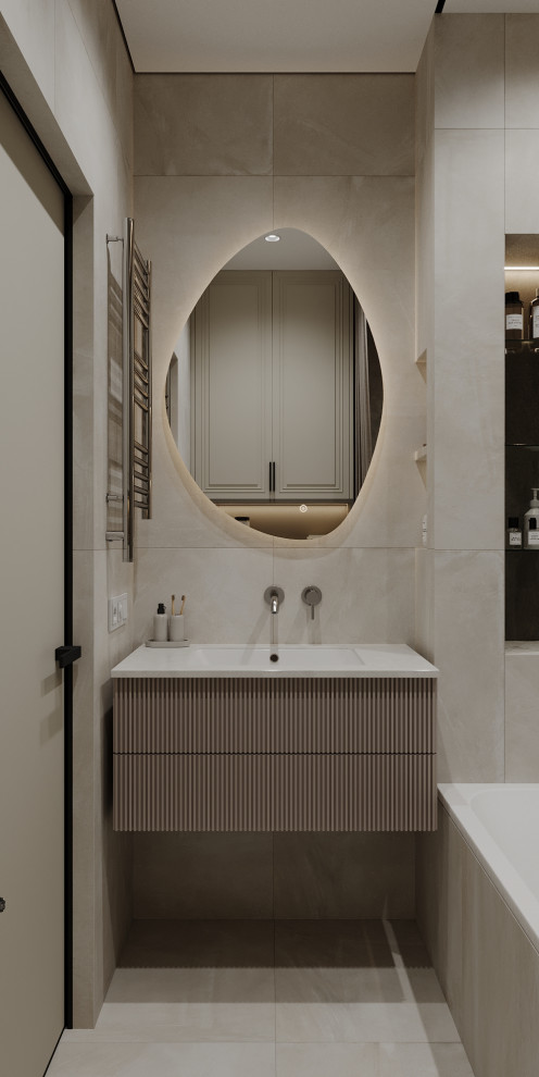 Интерьер квартиры в ЖК "Метрополия"