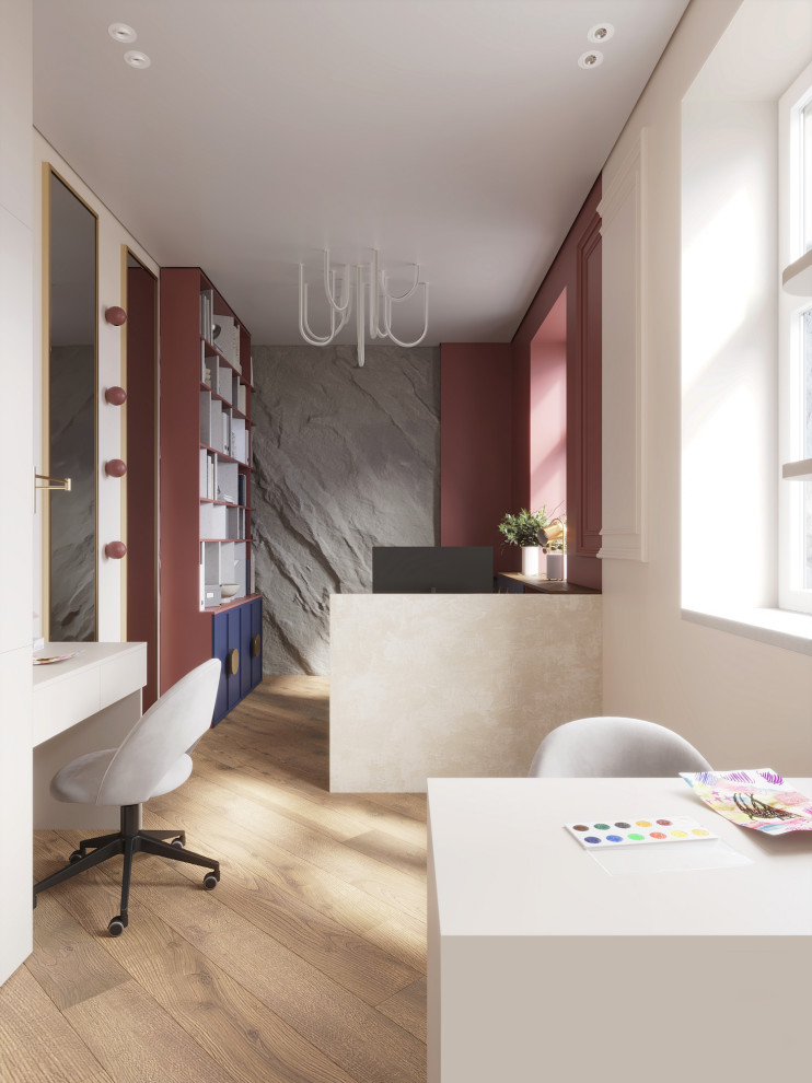 Кабинет для женщины-фрилансера и двоих детей
