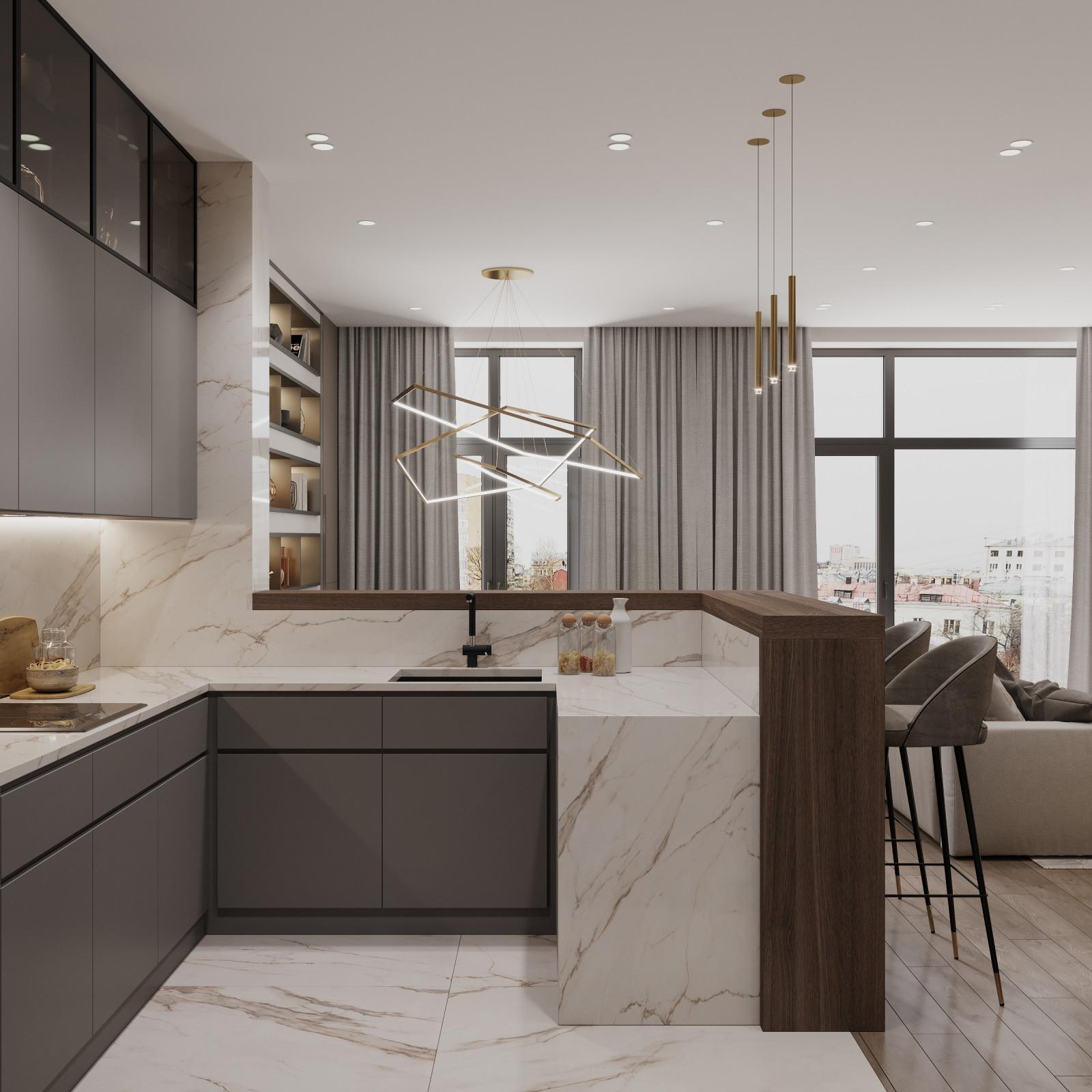 Квартира 140м2 на Гороховском переулке