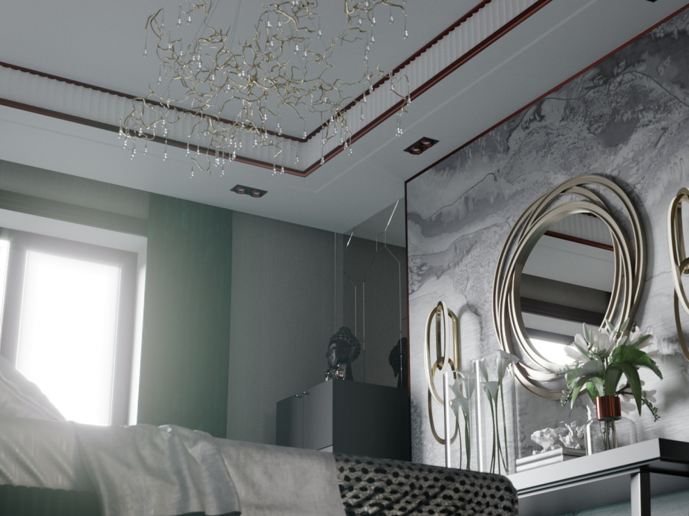 Спальная в квартире ЖК Садовый квартал