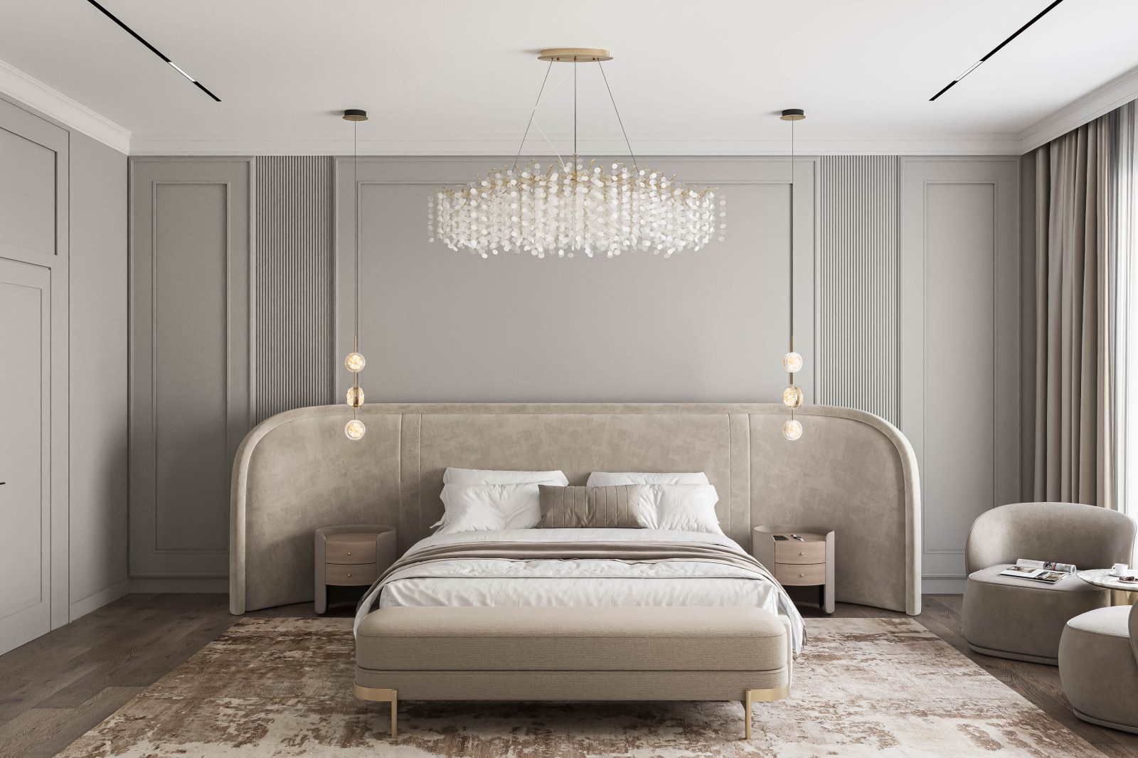 Дом в стиле неоклассика 260 м2