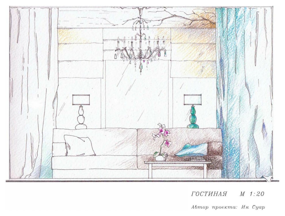 Обложка проекта: Дизайн проект.Частная резиденция. Эскизная часть.