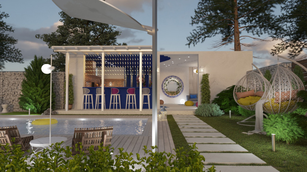 Летняя кухня в Подмосковье