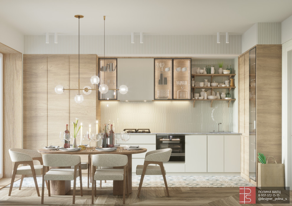 Квартира с 3м потолками для семьи из 4 человек