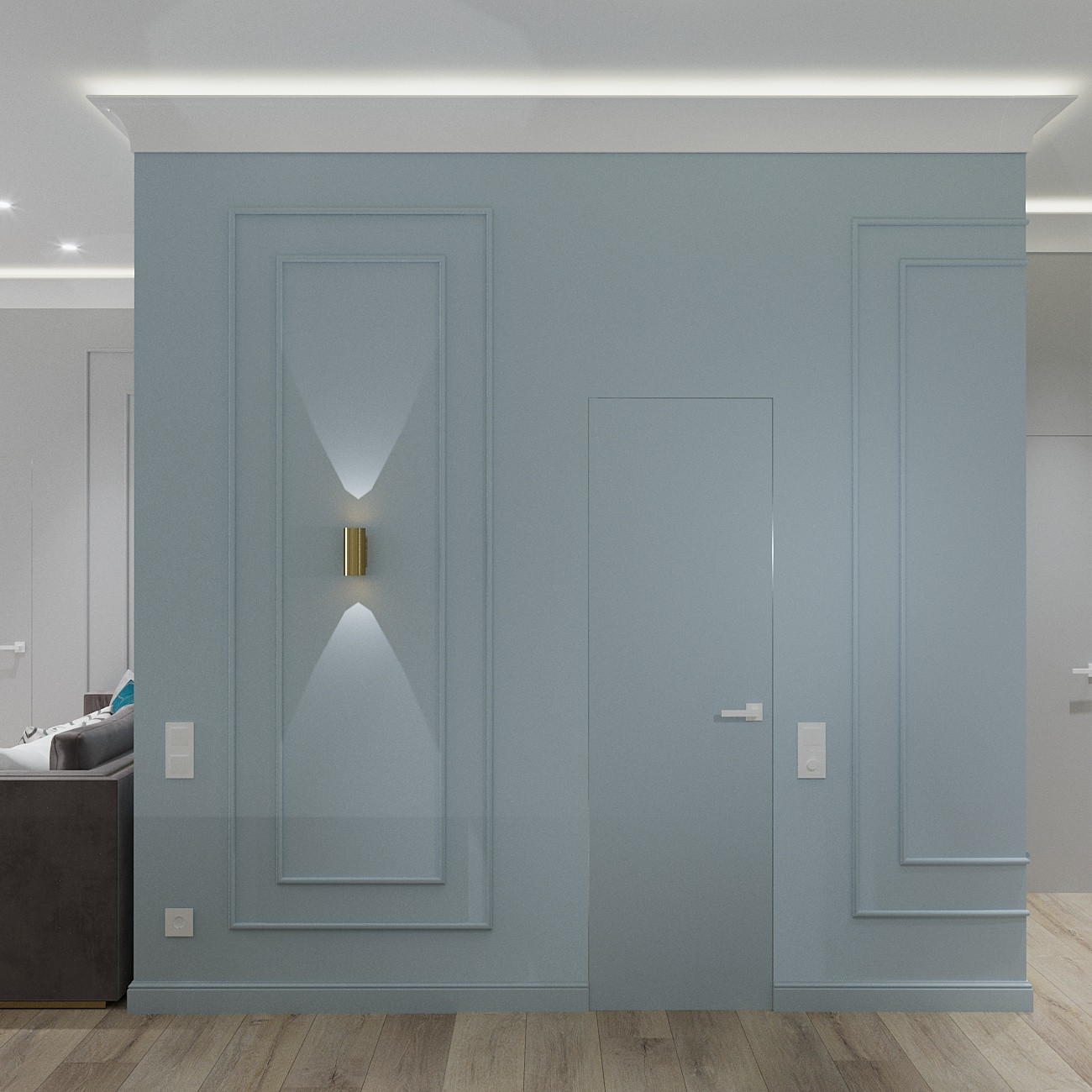 Дизайн-проект квартиры, площадью 72,87 м2