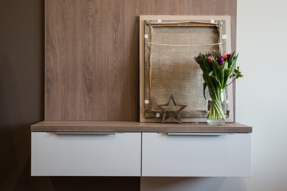 Фото реализованного проекта "Квартира для девушки в стиле лофт"