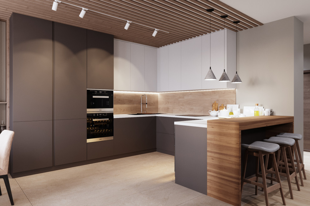 Квартира 166 кв.м. в современном стиле в ЖК Новоясеневский.