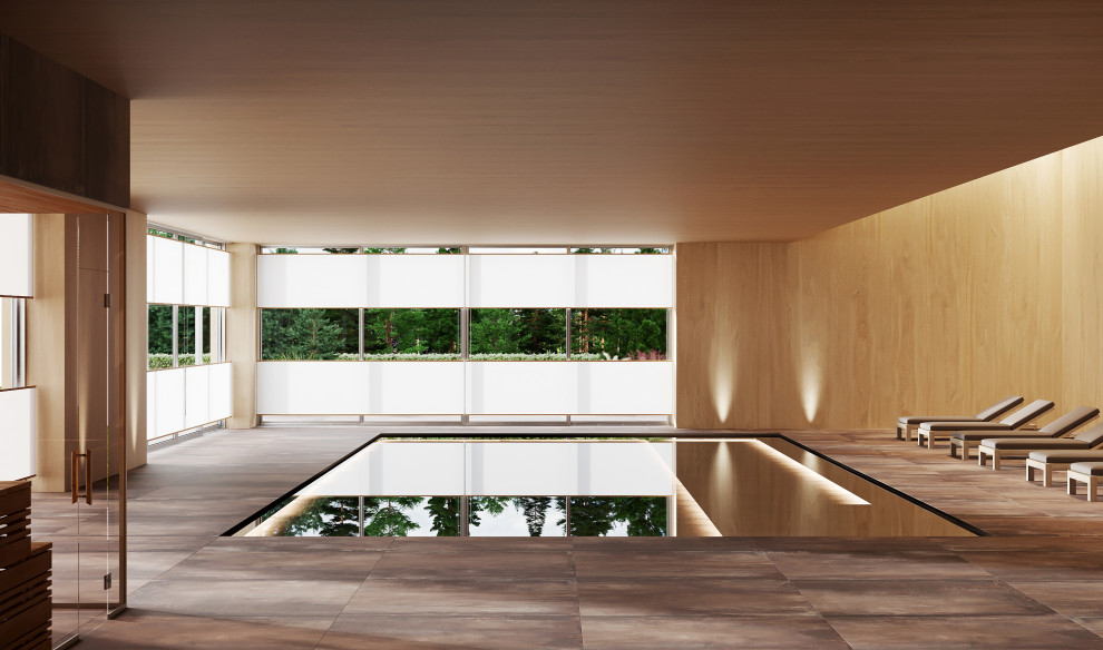 Бассейн в загородном доме