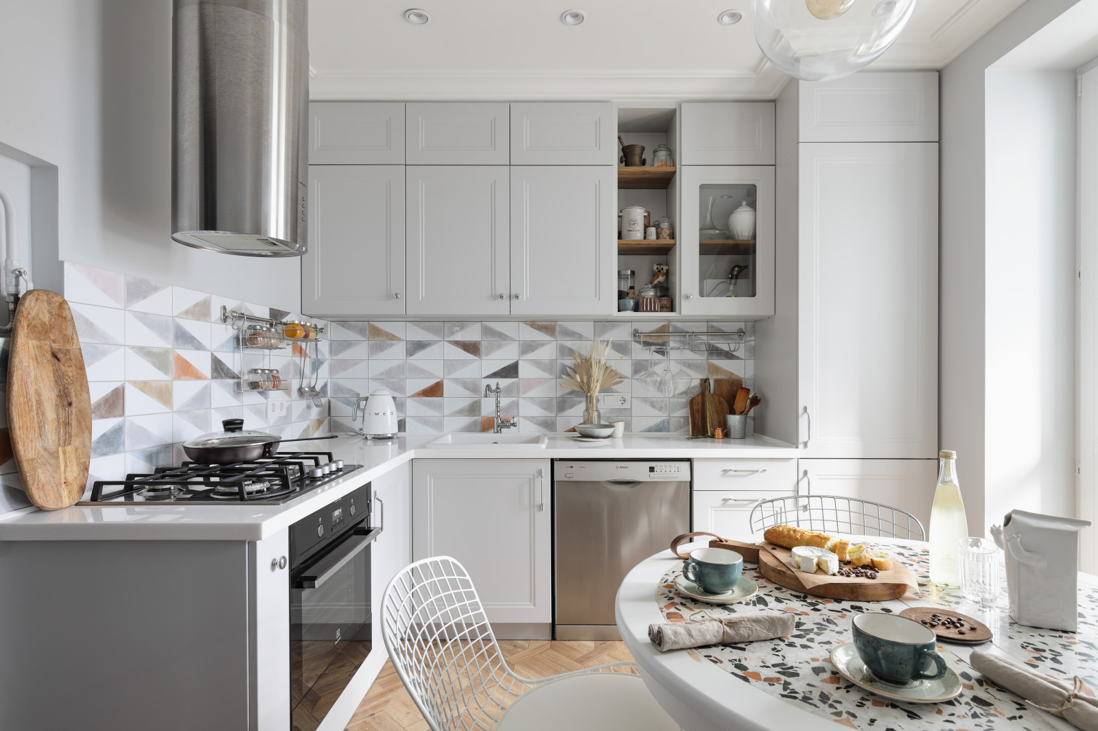 Chic interior for young couple