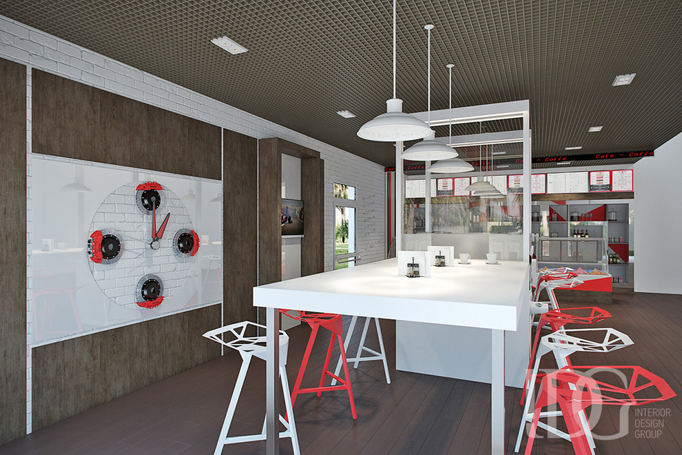 Обложка проекта: Дизайн зоны для перекусов на автозаправках в Москве