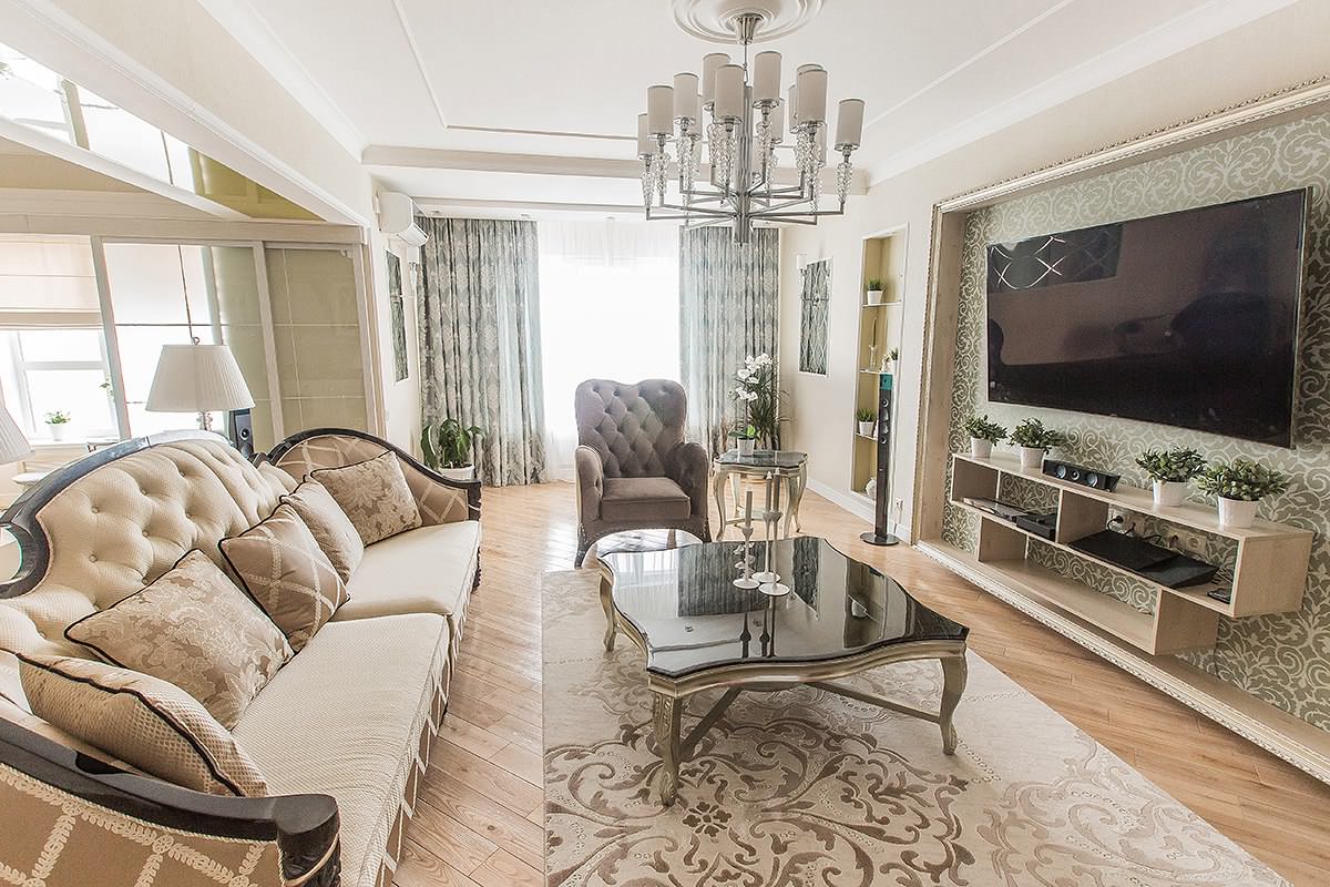 Роскошная классика на 136 м2