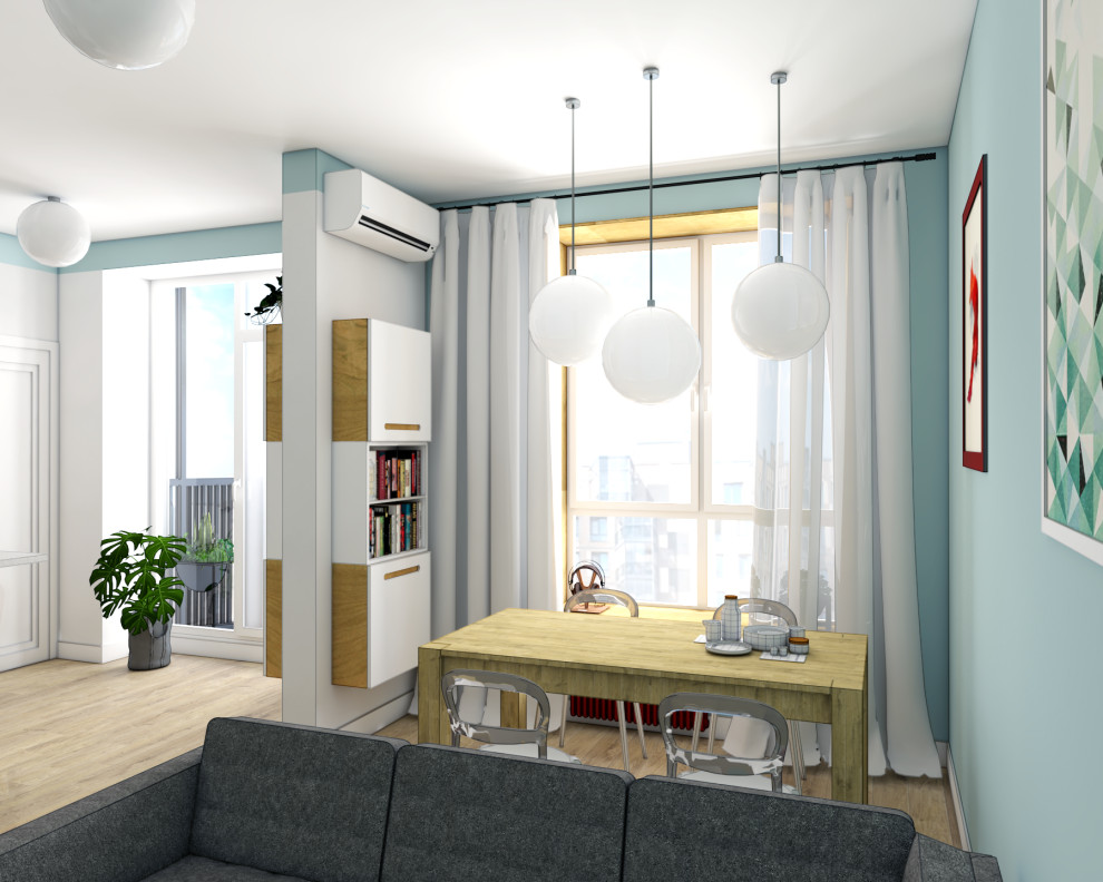 Интерьер с красными акцентами