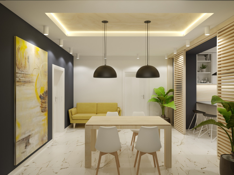 Дизайн-проект кухни-гостиной