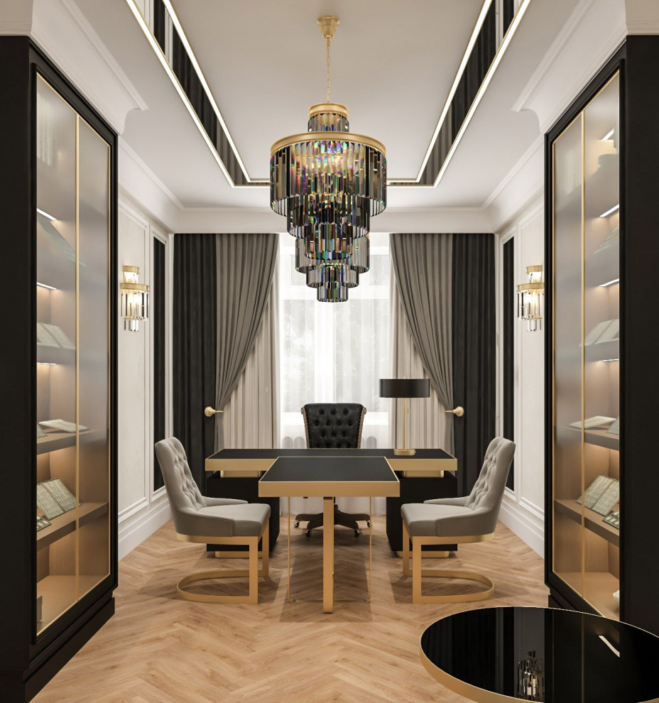 Интерьер кабинета - Ювелирного бутика . Таунхаус в КП " Образцово "