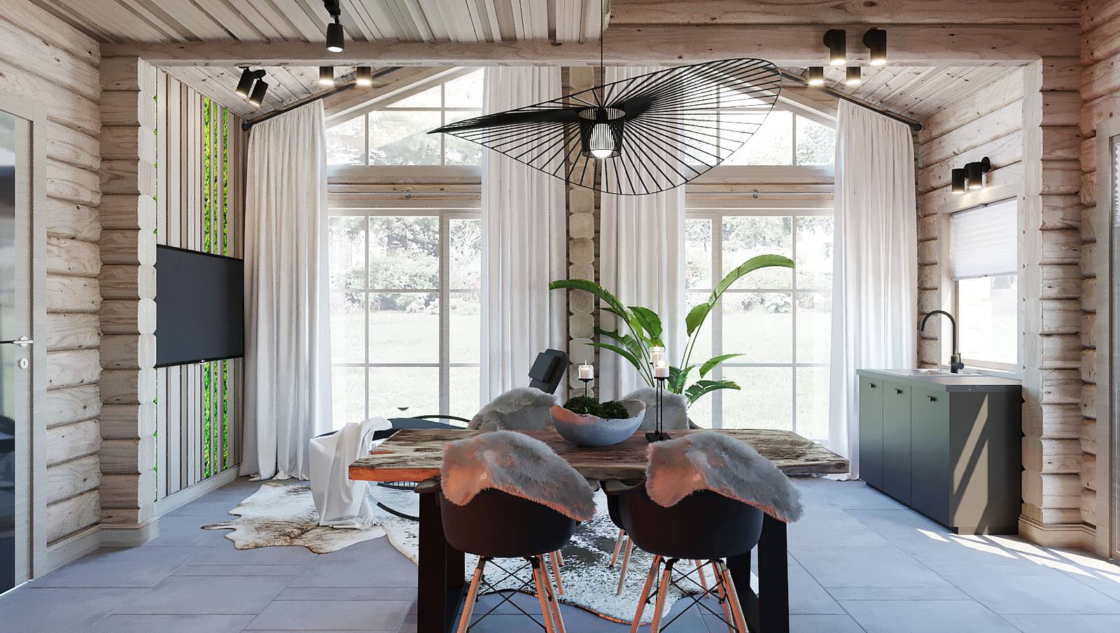 Гостиная-кухня