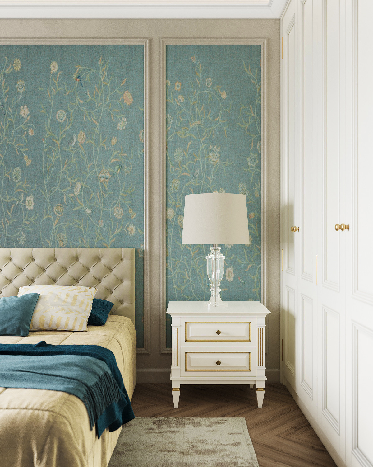 Дизайн квартиры в неоклассическом стиле