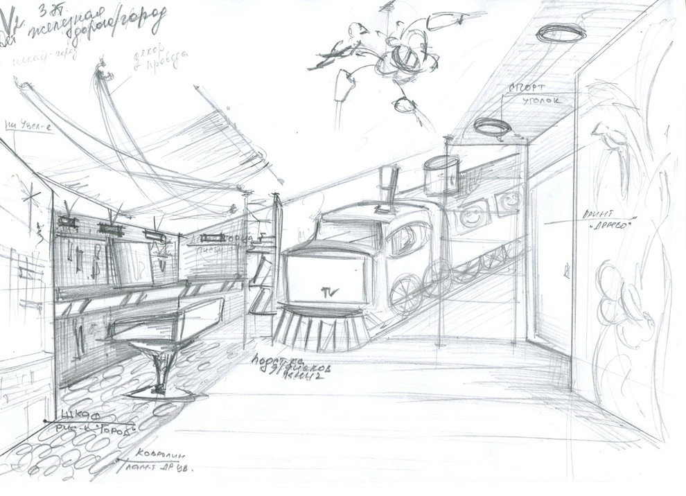 ручная графика, когда нет компютера под рукой