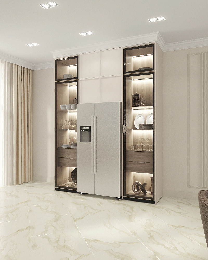 Двухэтажный дом в современной классике