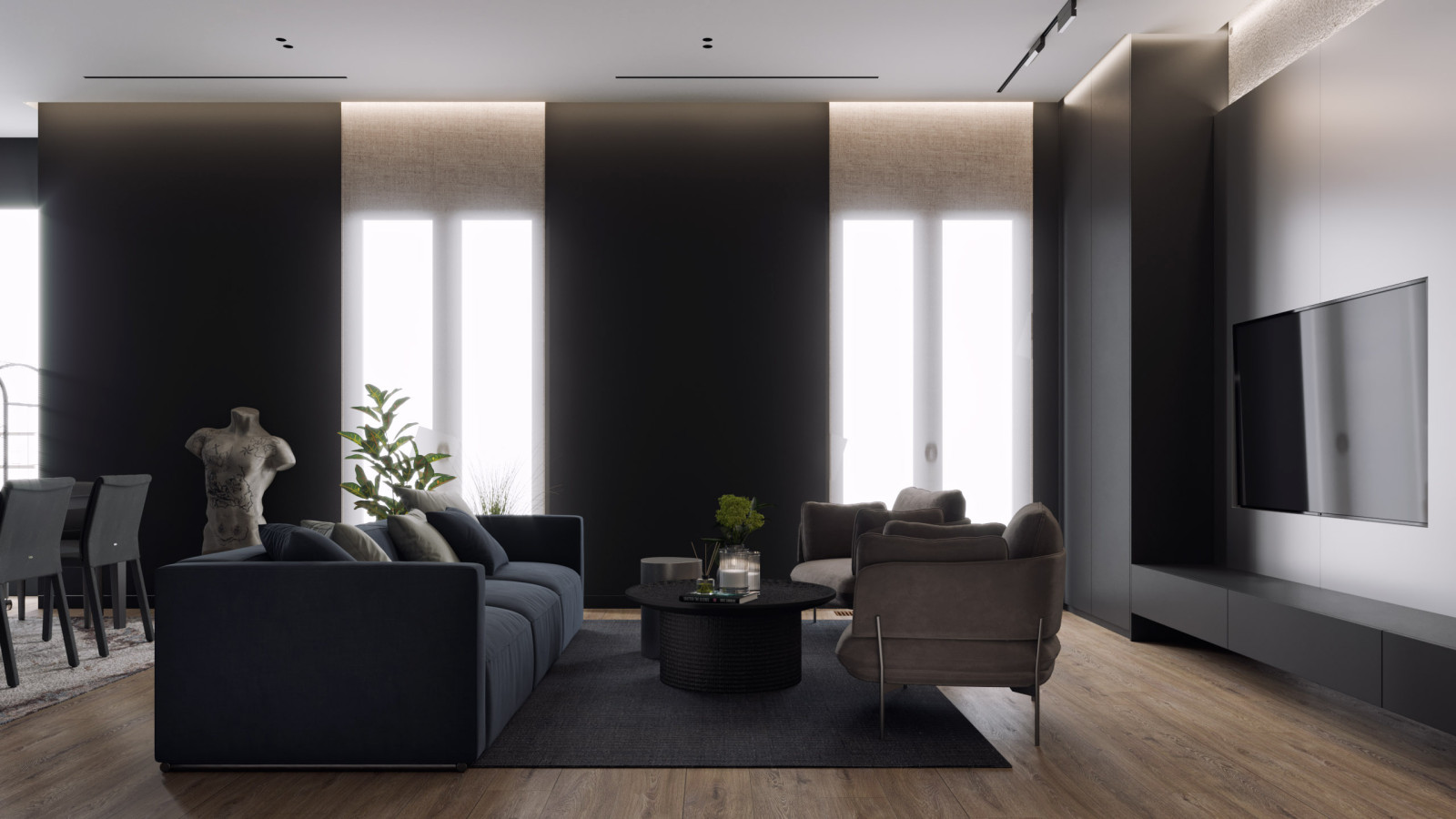 Минимализм в ЖК Полянка/44