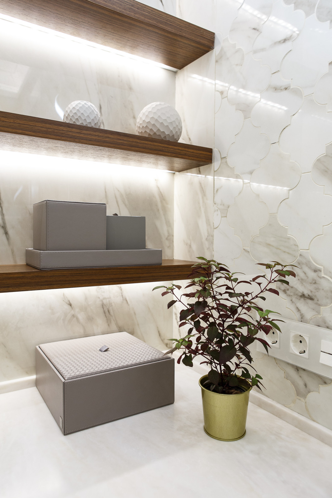 Реализация проекта "Пудровый интерьер"