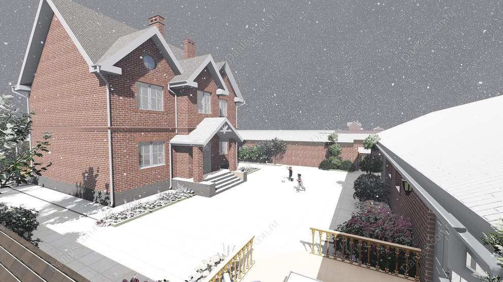 Архитектурный проект дома 12х12