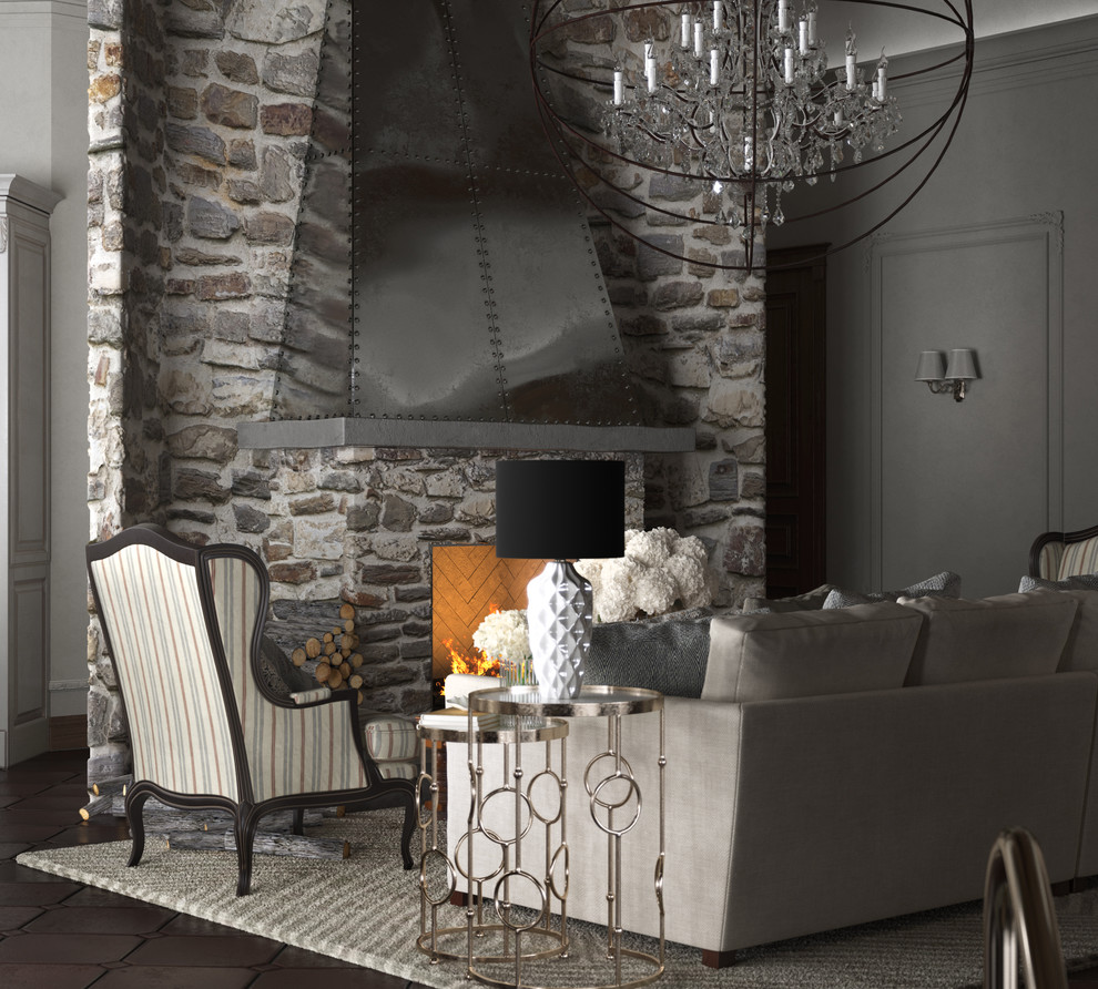 Проект интерьера загородного дома