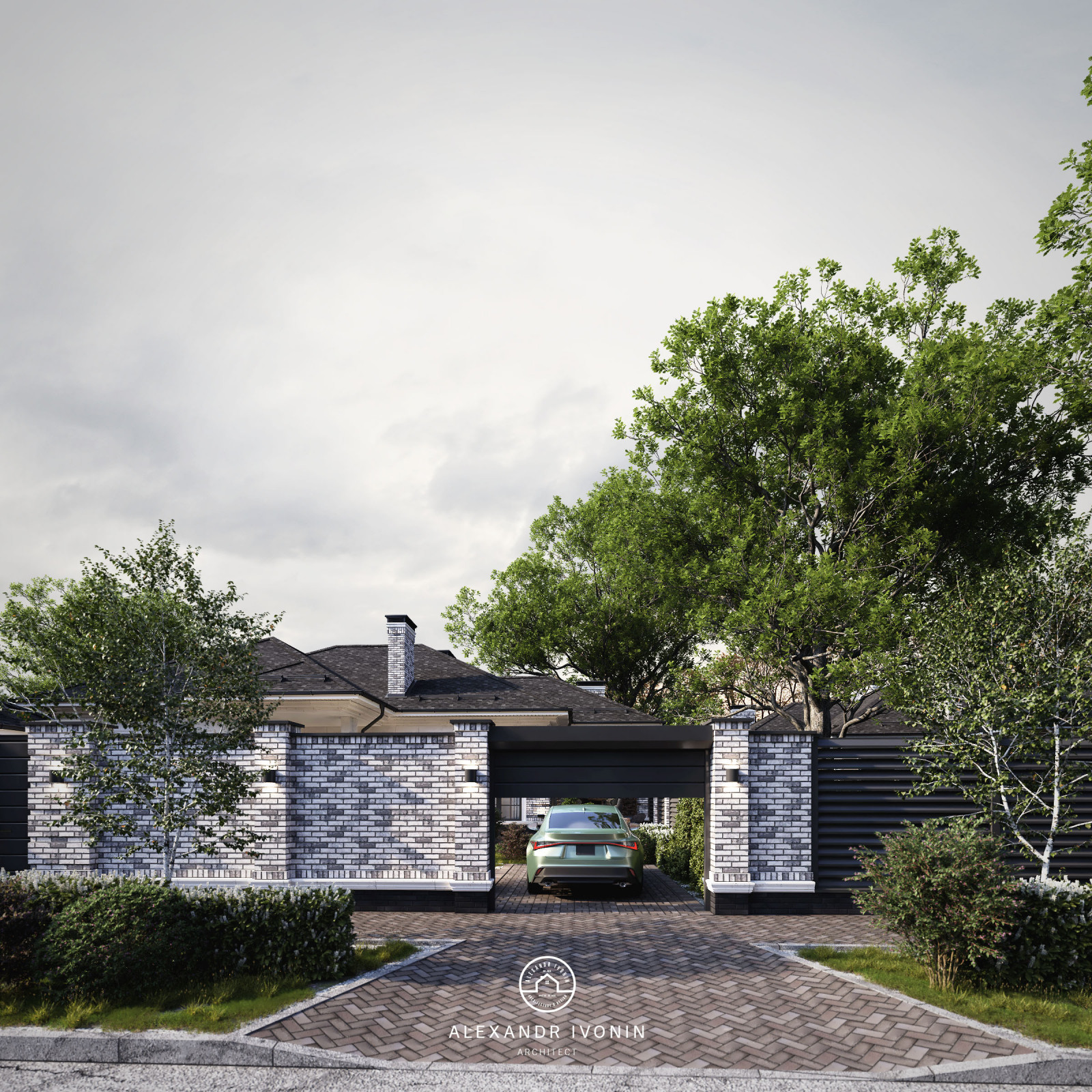 Дом в стиле неоклассика в Ростове