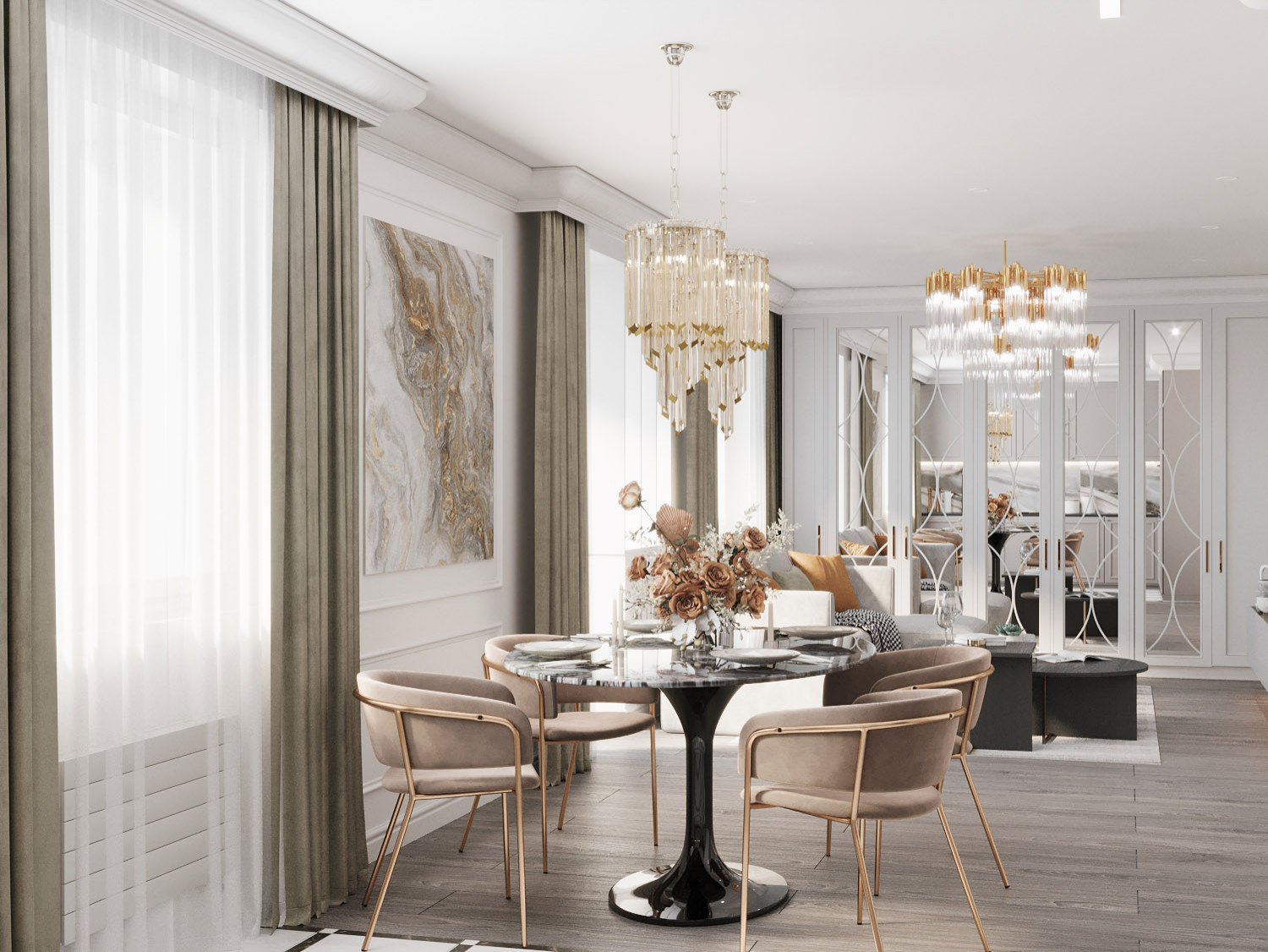 кухня-гостиная