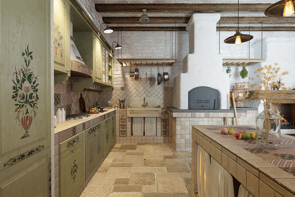 Загородный дом с печкой