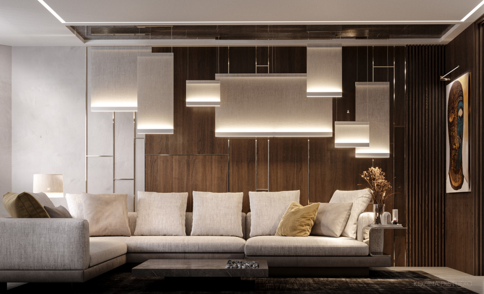 Кухня гостиная из проекта в Санкт-Петербурге