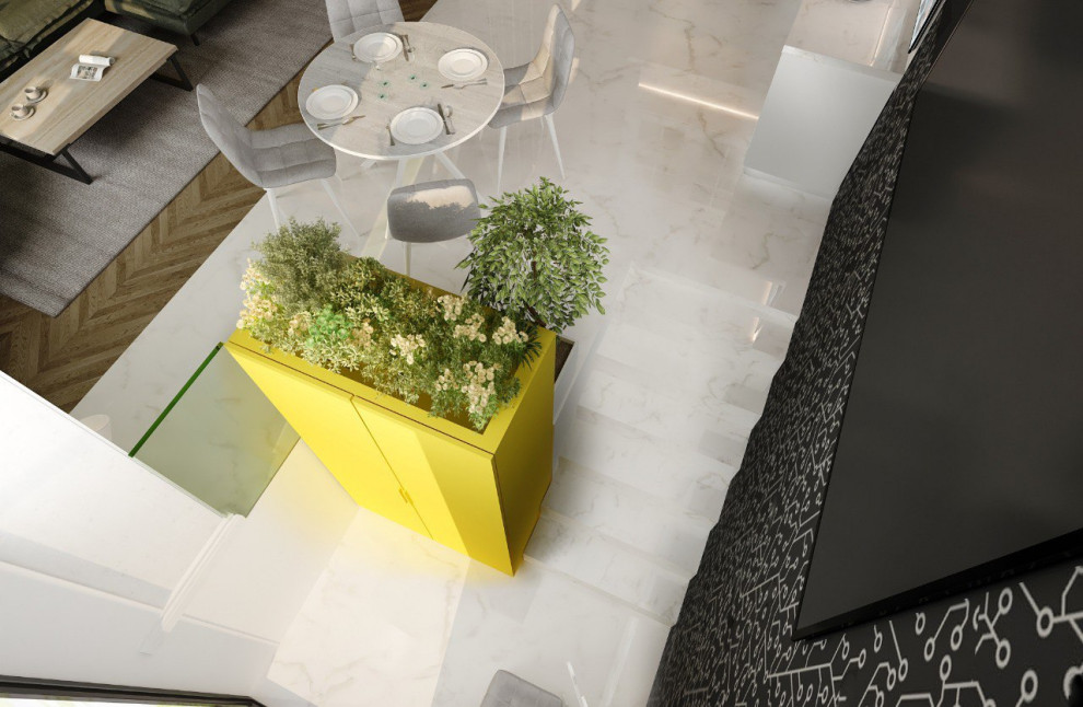 Дизайн проект Квартиры 57 м2 в ЖК Селигер Сити, Москва