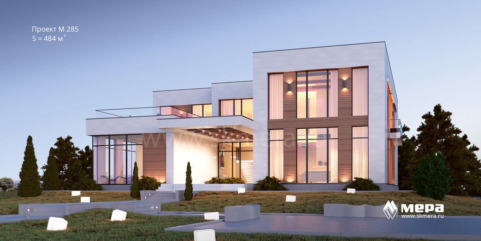 Современные каменные дома