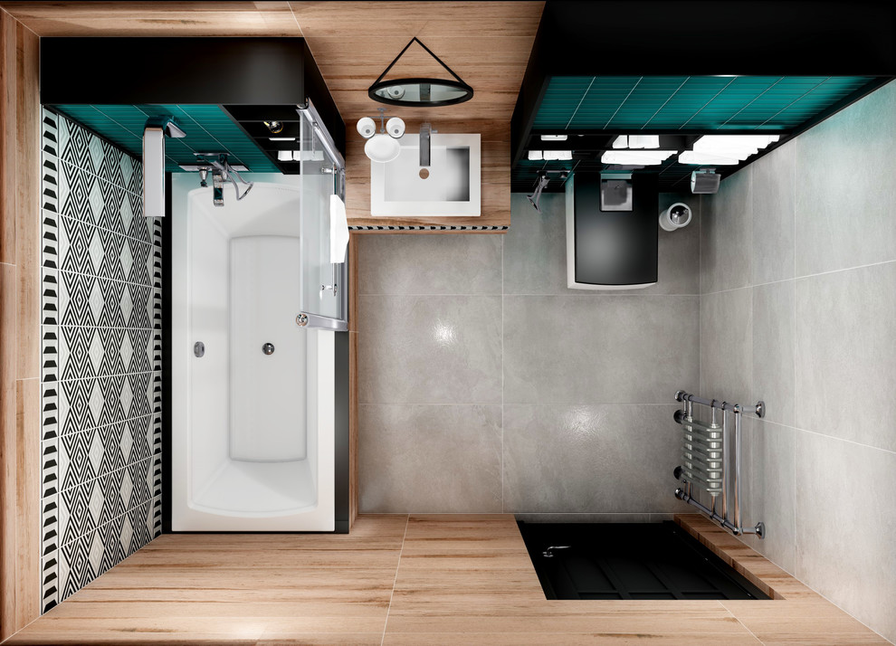 Дизайн малой ванной комнаты