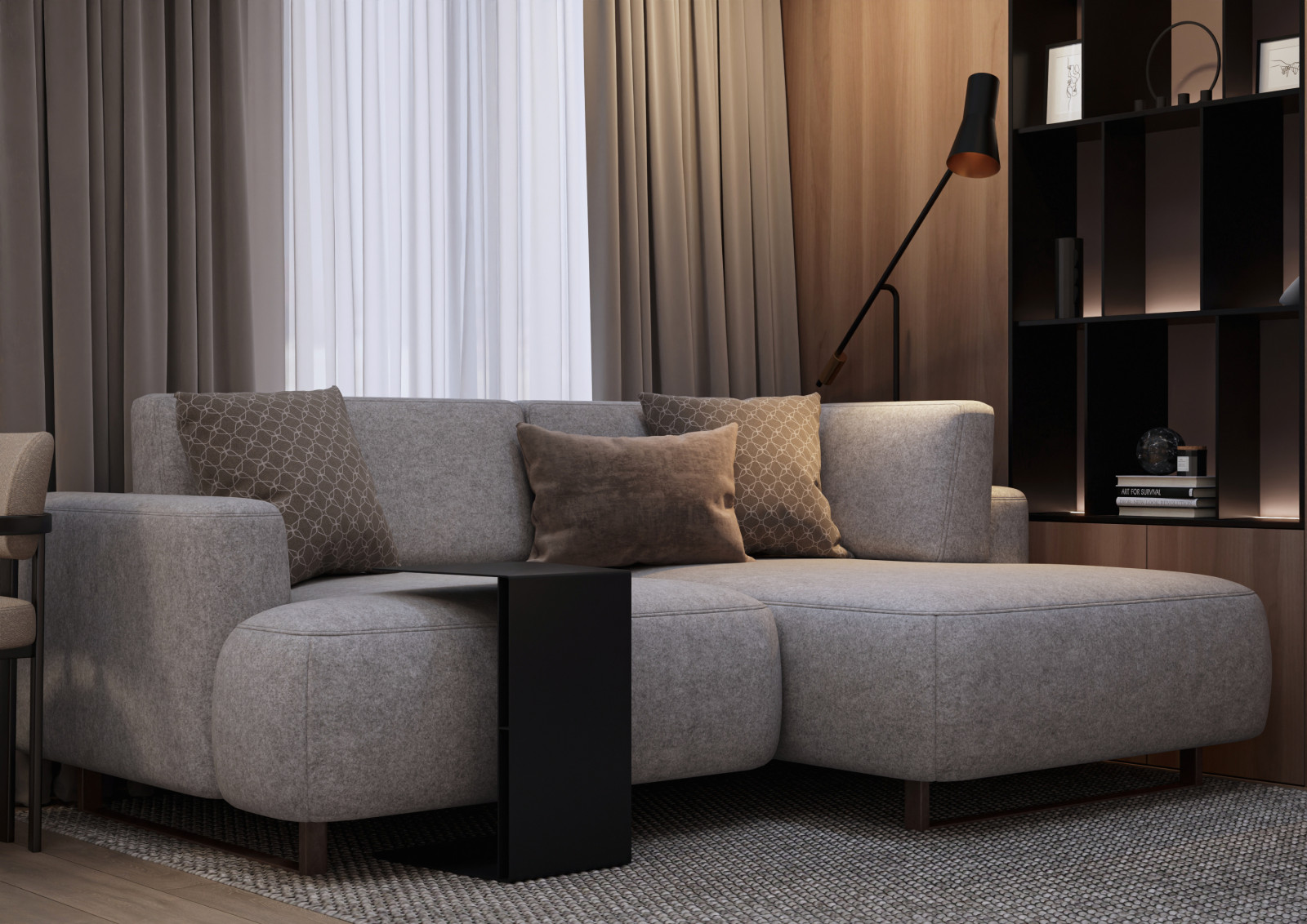 Апартаменты молодого мужчины