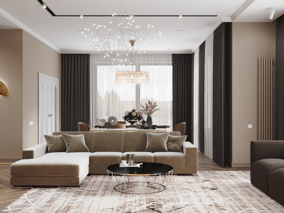 гостиная столовая