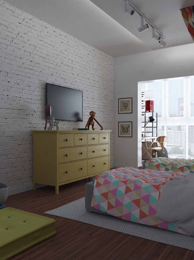 Трехкомнатная квартира в стиле лофт, 78 м²