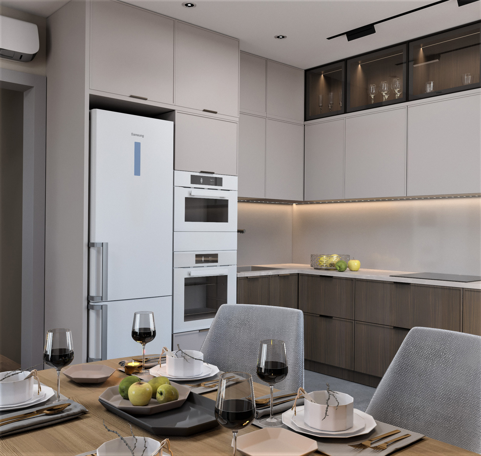 Обложка проекта: Квартира ЖК Лесопарковый для молодой семьи